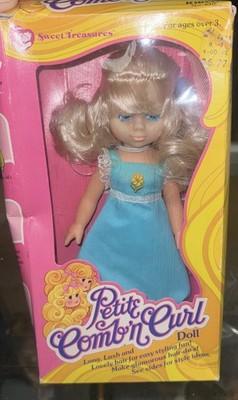 1980 Sweet Treasures Petite Comb'n Curl Doll Kidco No. 610 Vintage Open Box