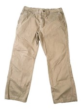 Men's Carhartt Force Relaxed Fit Size 40x30 Khaki Tan Work Cargo Pants
