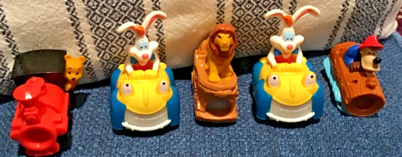 MCDONALD'S DISNEYLAND 40THANNIVERSARY VIEWFINDERS BR'ER BEAR, WINNIE, ROGER,LION