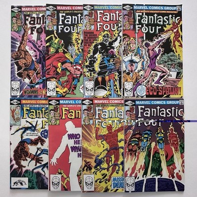 Fantastic Four 228, 229, 230, 231, 232, 233, 234, 235 (Marvel Comics 1981)