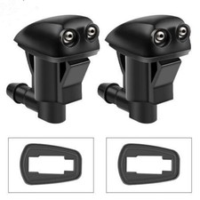 2PC Car Windshield Wiper Nozzle Sprayer Washer Water Nozzles Sprinkler Spray Jet