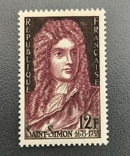 France 1955 1008 neuf luxe ** Louis de Rouvroy duc de saint Simon