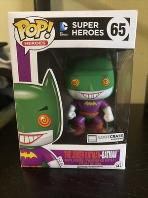 Funko POP! DC Super Heroes The Joker Batman-Batman #65 LootCrate Exclusive