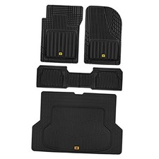 Car Mats Full Set - Automotive Floor Mats Cargo Liners SUV Black Ultra
