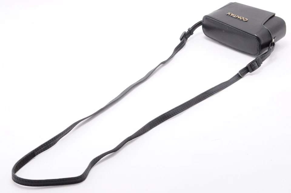 [EXC+5] Contax T2 Semi Hard Leather Case BLACK For T2 T2D From JAPAN - Image 2 of 4