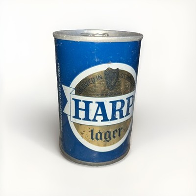 Vintage Harp Lager 9 2/3 Oz/275 ml EMPTY Tab Top Beer Can Gt. Britain