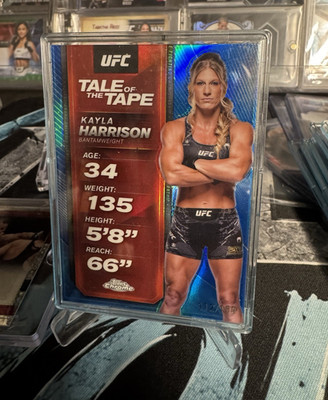 Topps 2025 Chrome UFC MMA Kayla Harrison Tale of the Tape #TTT-7 /150