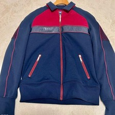 Junya Watanabe MAN 2017AW Track Jacket Navy Rosso Jersey Switch Taglia M