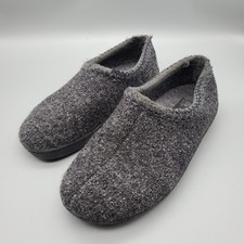 Haflinger ATB Pure Wool Hard Sole Slipper Men s 7 Womens 9 Gray Speckled