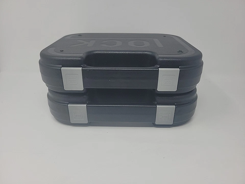 TWO Glock Pistol Case Fits Most Glock17 G18 G19 G21 G23 G43 G45 no Foam - Image 4 of 4
