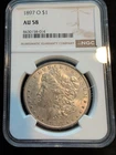1897-O New Orleans Morgan Silver Dollar  AU58. Tough Coin