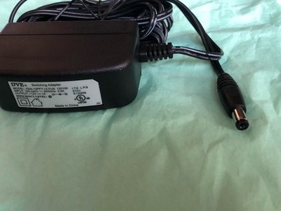 DVE switching adapter 12V 1A Linksys router DSA-12PFT-12 FUS power supply cord