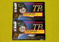 2 BASF TP II Reference Maxima 90 Audio-Kassetten, MC, Cassetten in OVP 1993