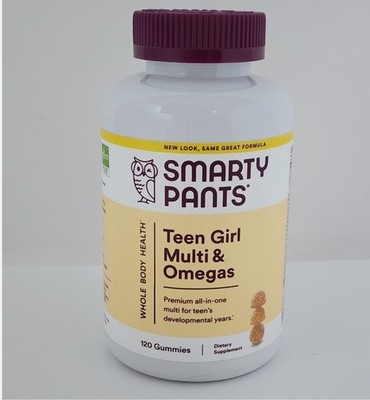 SmartyPants Teen Girl Formula Daily Multivitamin Gummies - 120 Count BB 6/2026