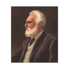 John Wycliffe Lowes Forster - Alexander Graham Bell - 1919 - Canvas Wall Art