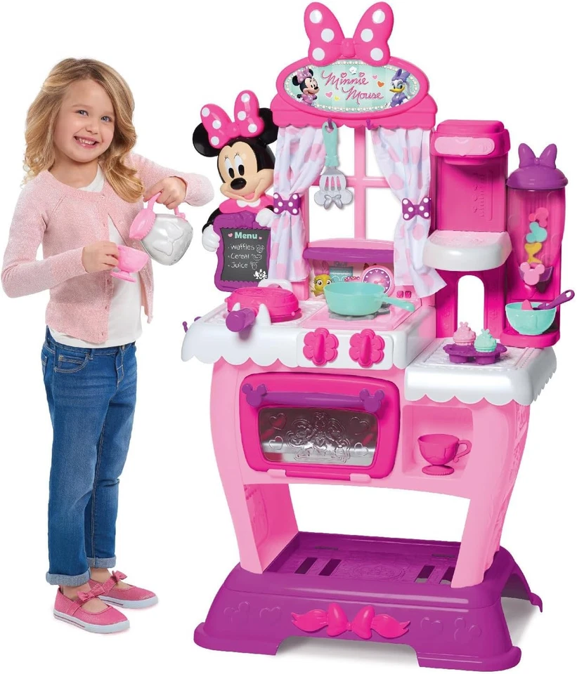 Disney Junior Minnie Mouse Happy Helpers Brunch Café, Juego de Cocina para...  Foto 2 de 4