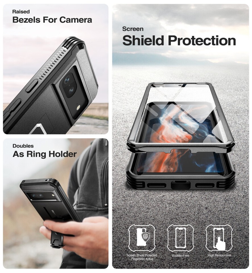 Dexnor Funda Para Google Pixel 7 Pro Con Soporte Y Protector De