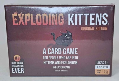 Exploding Kittens Card Game Original Edition 2022 Sealed