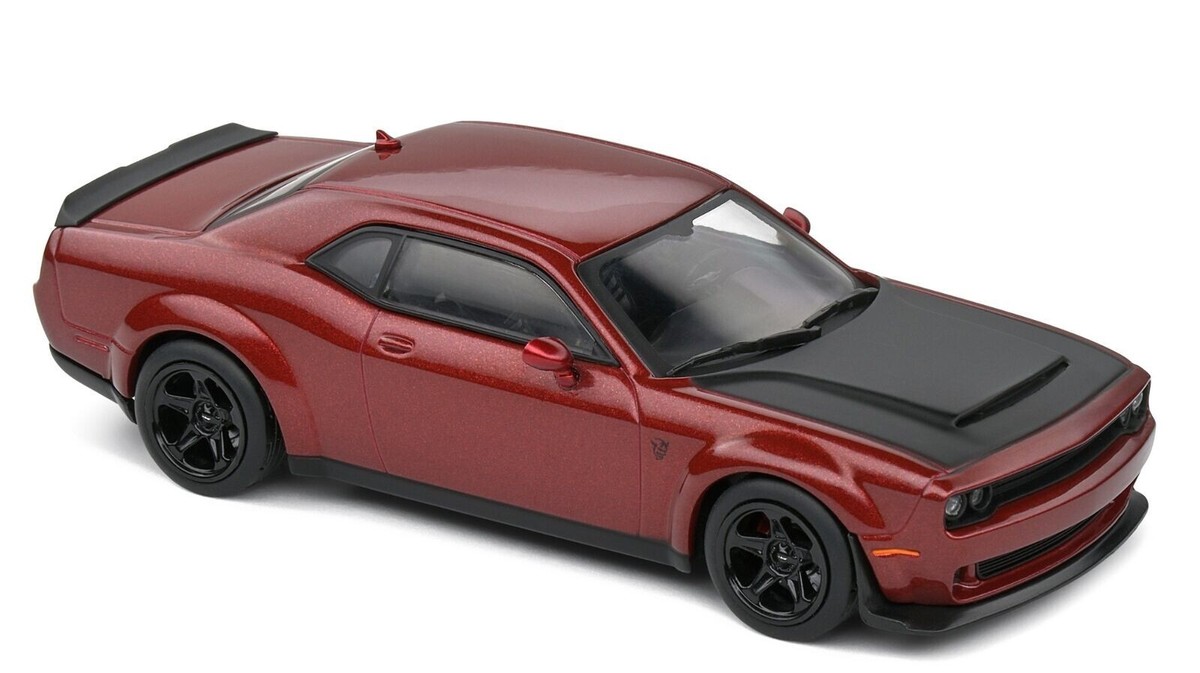 1/43 Dodge Challenger SRT Hellcat Red Diecast Model Car by