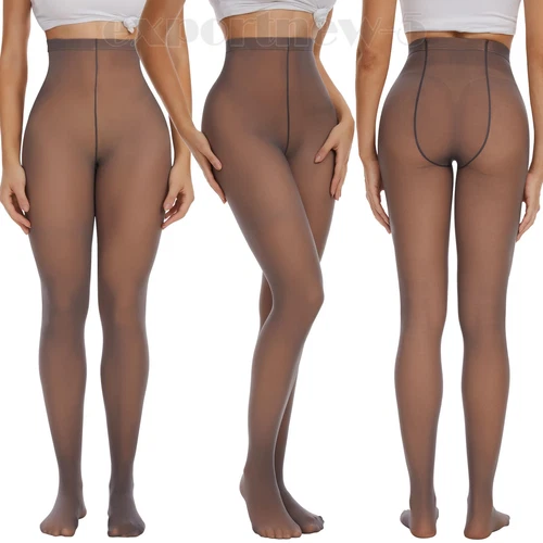 Mujeres Compresión Muslo Más Delgado Leggings Escultura Adelgazamiento Pierna Cintura Alta Formador - Imagen 23 de 39