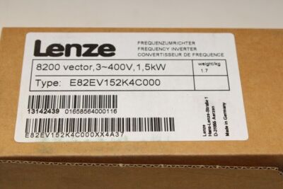 E82EV152k4C000 1PCS NEU LENZE Inverter 8200 Vector 1.5kW E82EV152_4C000