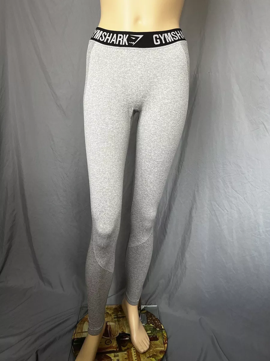 Women's GymShark Gray Athletic Compression Leggings Size XSm Work Out Pants