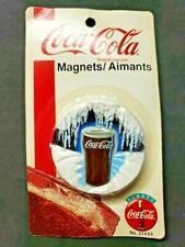 Vintage 1997 Coca Cola / Coke Magnet Polar Bear Bottle 51494 Sealed New U127