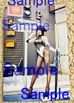 Azur Lane Takao Race Queen sexy cosplay stocking gravure model  photo set 2