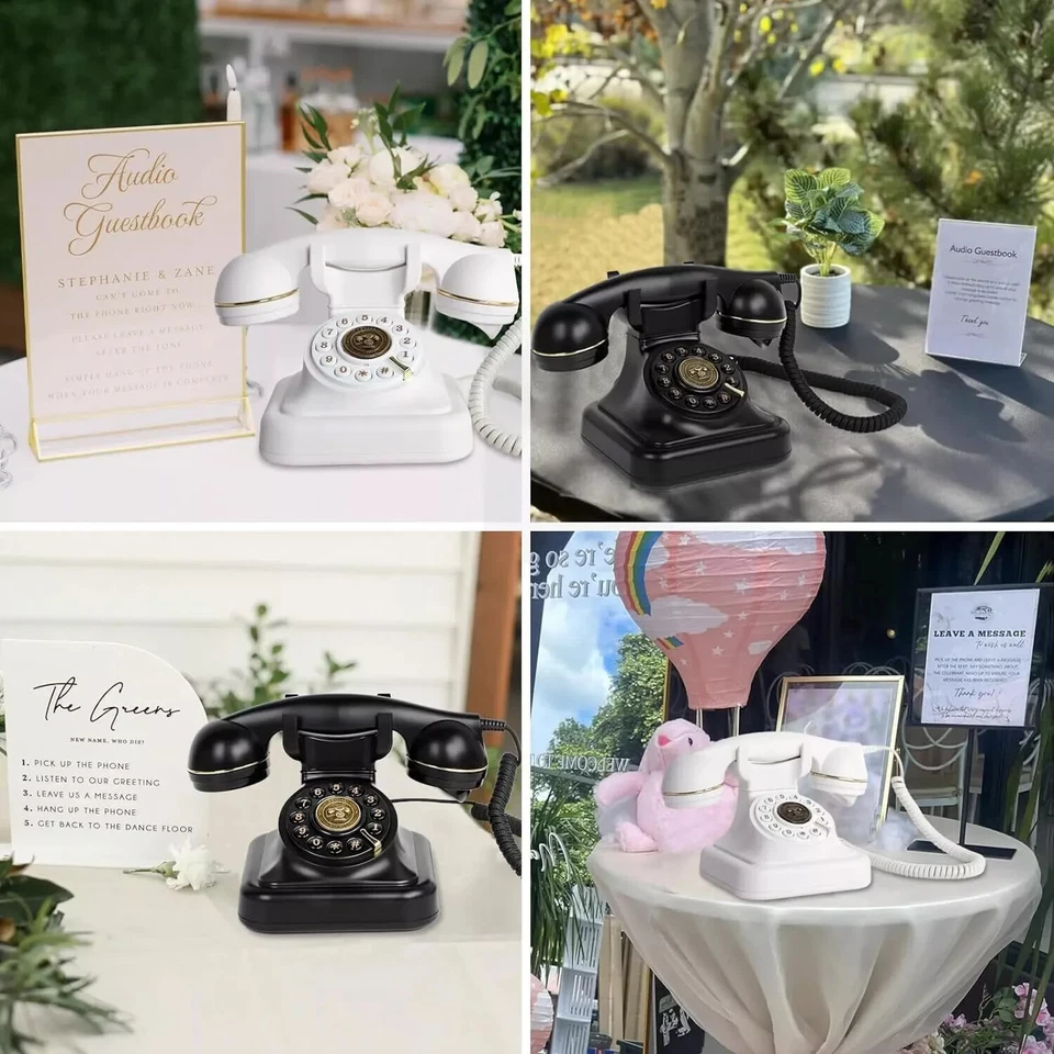 Audio message book phone wedding guest voice blessing message book banquet - Image 3 of 4