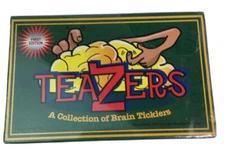 Brain teasers a collection of brain trickers New in box fan game
