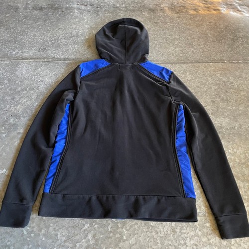 Ralph Lauren Active Crest Colorblock Hoodie Sweatshirt Womens Small Blue Black - Picture 8 of 11