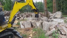 Cône fendeur à bois pour mini pelle 80 x 300 x 25,05 mm Nouveauté