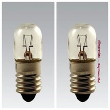 2-PK 40 6.3V T3 E10 MINIATURE LIGHT BULB Lamp NOS FaBuLouS NEW 25420 40694