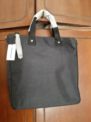 Borbonese. Borsa Shopping flexos nero 34x37x13 cm | eBay