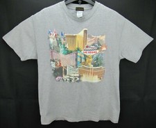 Vintage MGM Mirage Las Vegas Size Large T Shirt Gray