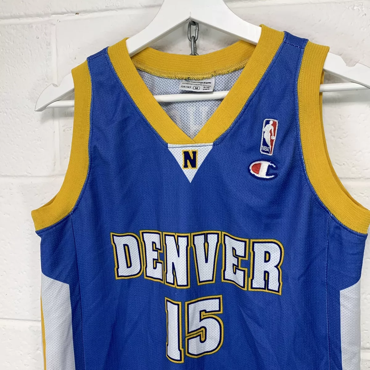 Denver Nuggets 15 Carmelo Anthony Blue Jersey