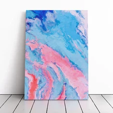 Somebody To Love Abstract Canvas Wall Art Print Framed Picture Decor Dining Room