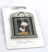 Disney Donald Goofy Elevator Shaft Tower Of Terror Hollywood Tower Spinner Pin