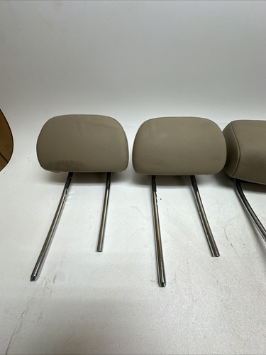 2008-2014 MERCEDES BENZ C250 C300 C350 TAN FRONT SEAT REAR SEAT HEADREST SET OEM - Picture 2 of 17