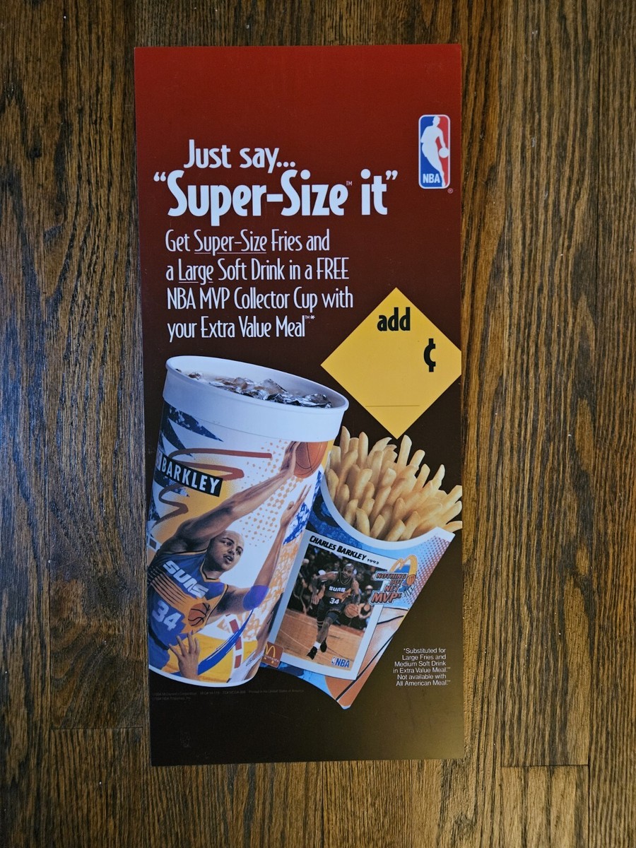 Mcdonalds Drive Thru Sign Just Super Size It Dream Team Charles