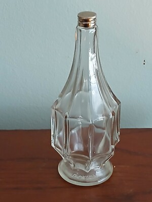 D'Orsay Le Dandy Art Deco Clear Glass Perfume Bottle