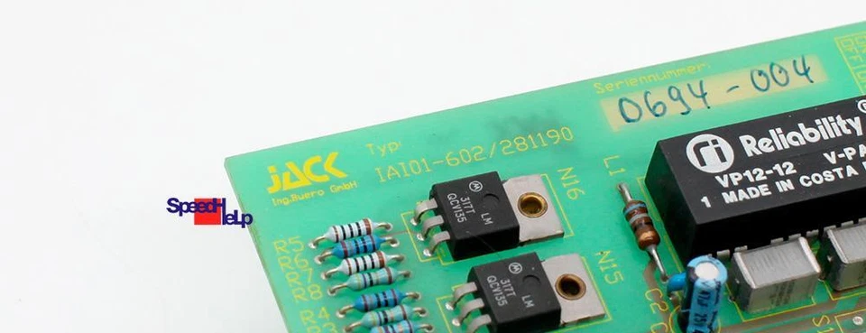 Jack Iai01-602 / 281190 Ing.Buero GmbH PC Isa-8 Bit Card Serial Rs-232 9 - Image 2 of 4