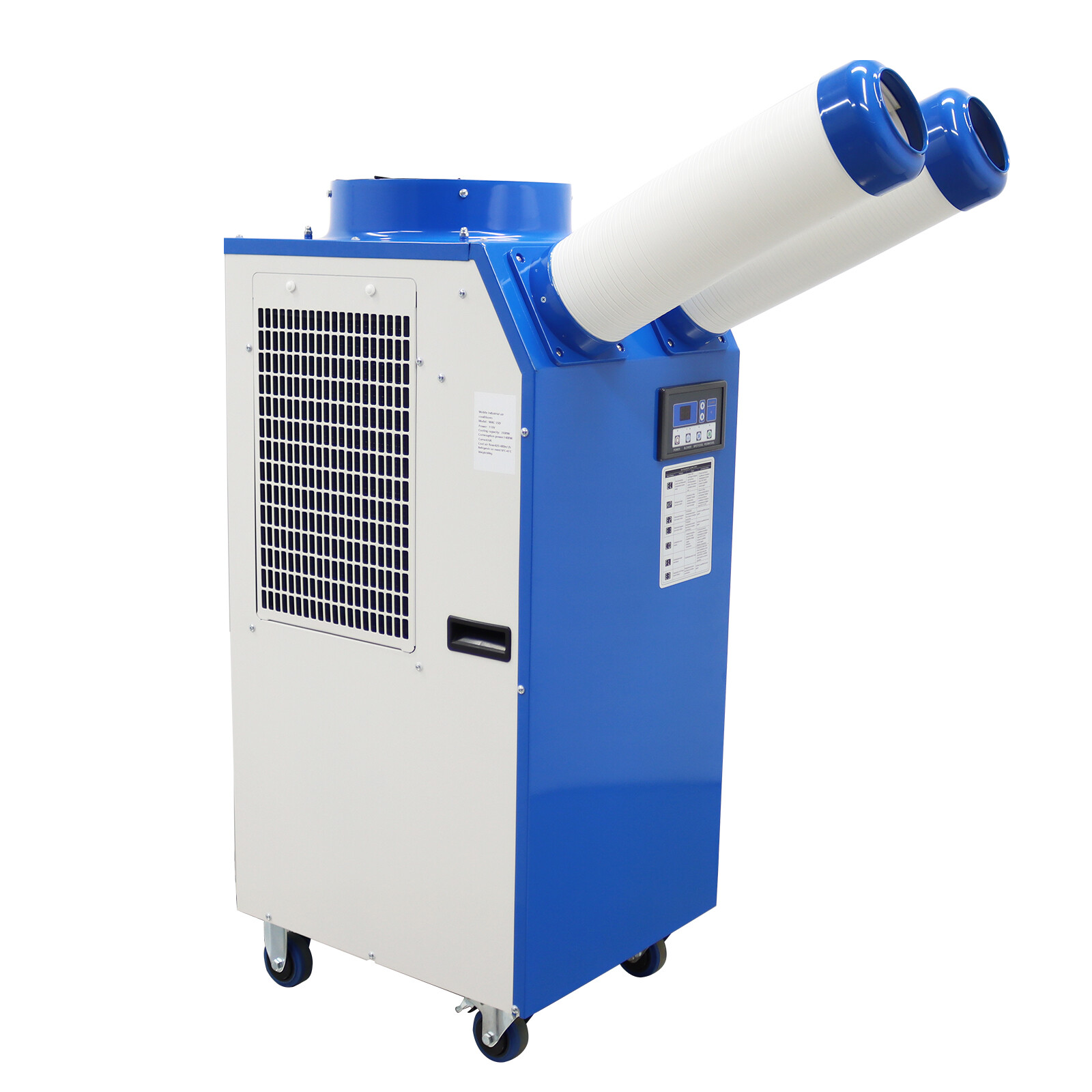 Industrial Spot Cooler Mobile Air Conditioner Cooling Machine Double Outlets