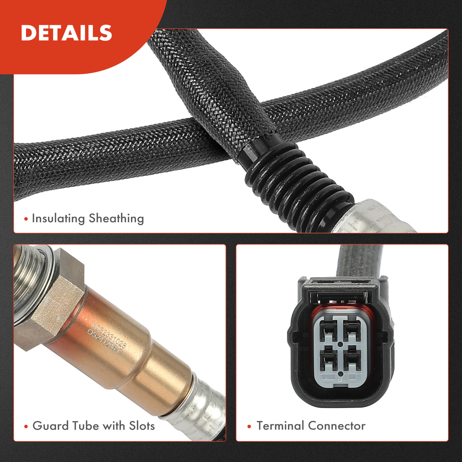 2pcs Upstream & Downstream O2 Oxygen Sensor for Honda Civic 2016-2021 ...