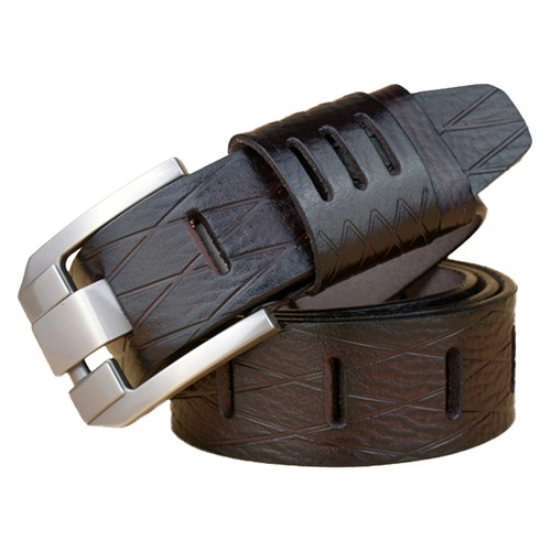 Cinturones de golf de cuero real QHA para hombre 38 mm de ancho Q62 - Imagen 9 de 43