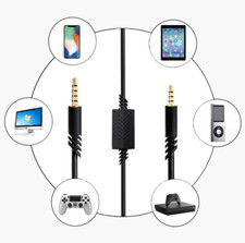 suitable for Logitech Astro A10 A40 game headset PS4 cable headset audio cable