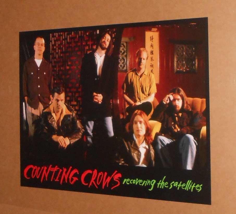 Counting Crows Recovering the Satellites Promo 2-Sided 1996 Poster