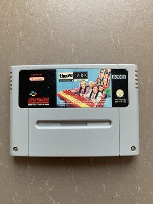 Theme Park Super Nintendo SNES Spiel PAL Modul 