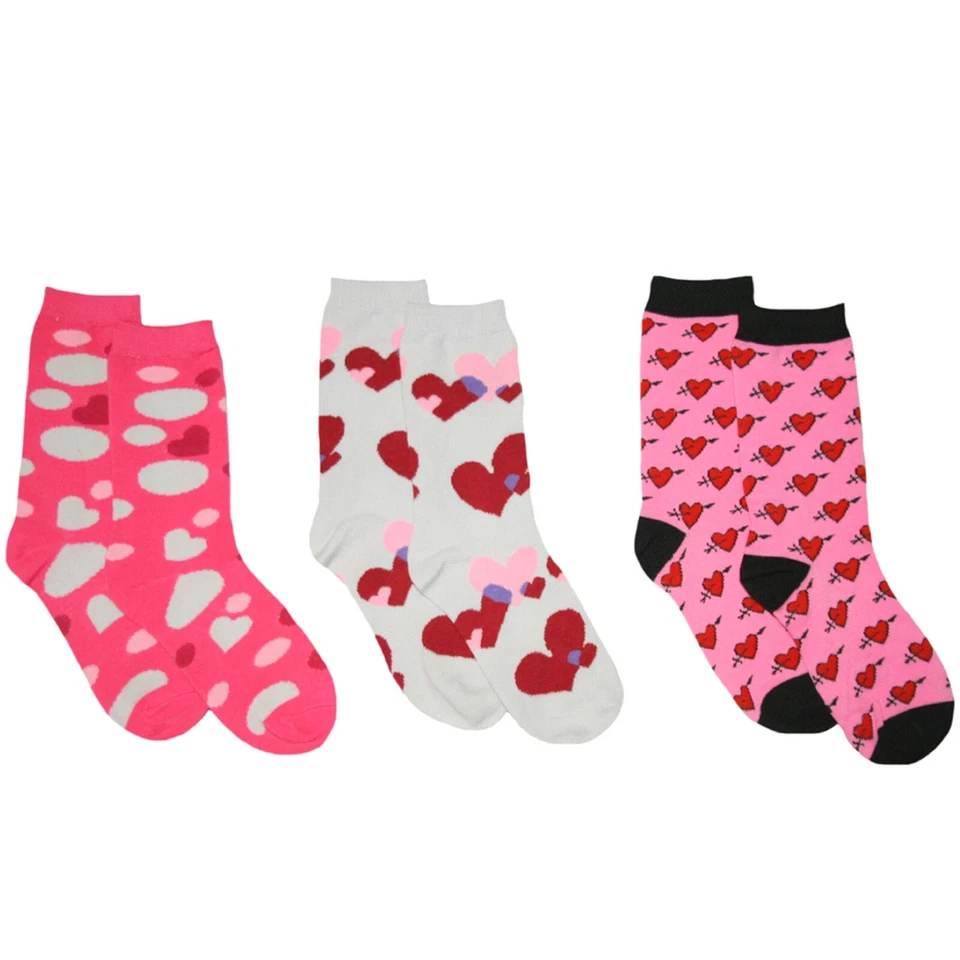 Calcetines de San Valentín para Mujer - Pack de 3 - Talla 9-11 - NUEVO Foto 2 de 4
