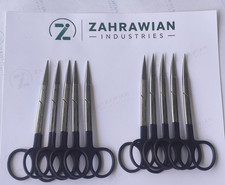 Lot of 10 V. Mueller OP5540-S SuperCut Iris TC Scissors 5 Curved 5 Straight